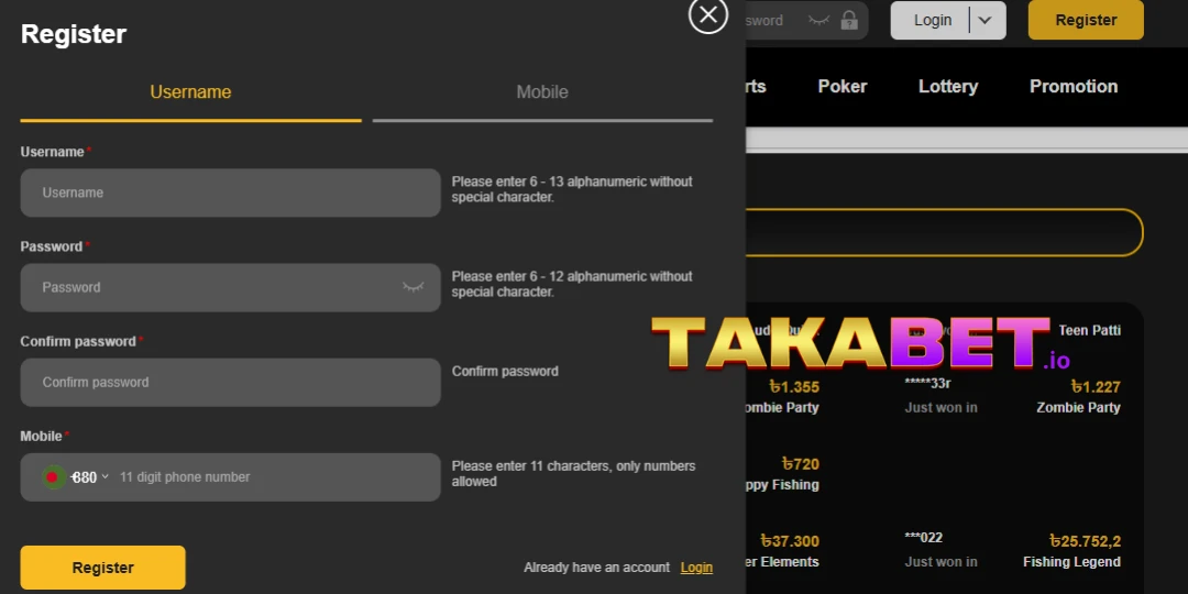 Step-by-Step Guide to Register a Takabet